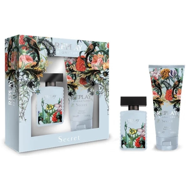 Replay Signature Secret Gift Set 50ml EDT + 100ml Body Lotion