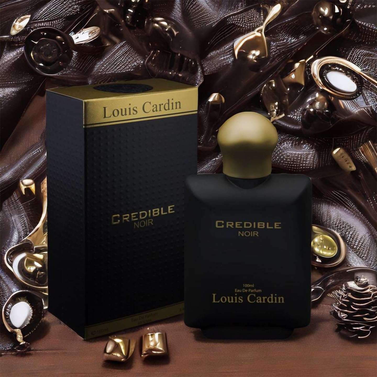Louis Cardin Credible Noir Eau de Parfum 100ml Spray - Sense42 Beauty and Health