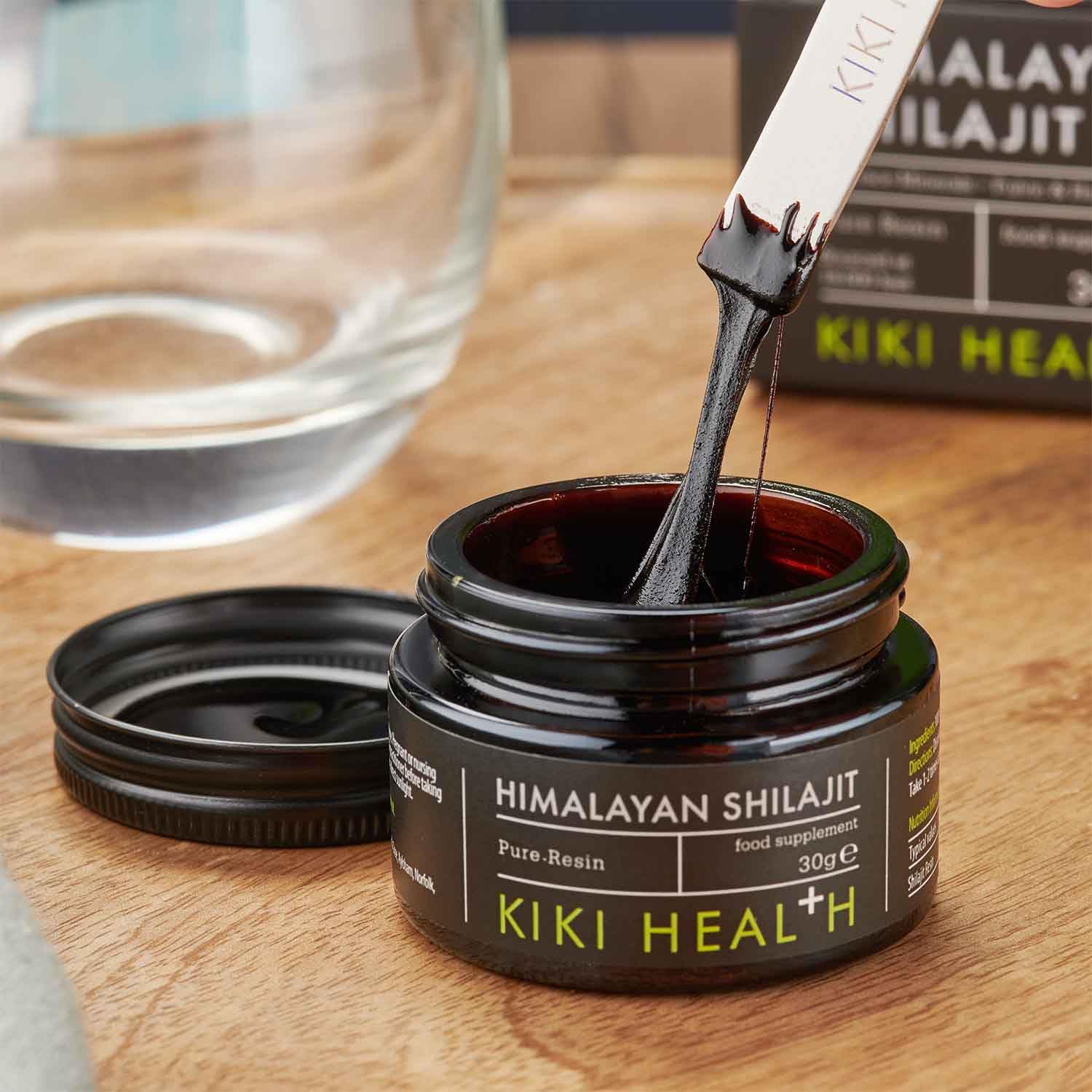 KIKI Health - Himalayan Shilajit, 100% Pure Resin - A Rich Blend of 85+ Trace Minerals, Humic and Fulvic Acids - Supports Energy Levels, Immune Function, and Vitality - 30g - Sense42 Beauty and Health