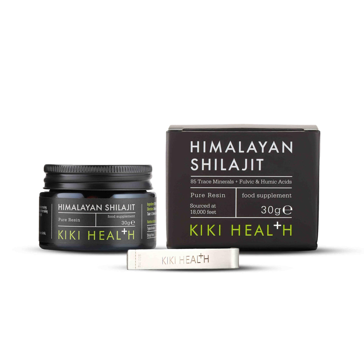 KIKI Health - Himalayan Shilajit, 100% Pure Resin - A Rich Blend of 85+ Trace Minerals, Humic and Fulvic Acids - Supports Energy Levels, Immune Function, and Vitality - 30g - Sense42 Beauty and Health