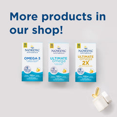 Nordic Naturals Ultimate Omega, 1280mg Lemon (EAN 768990037900) - 180 softgels