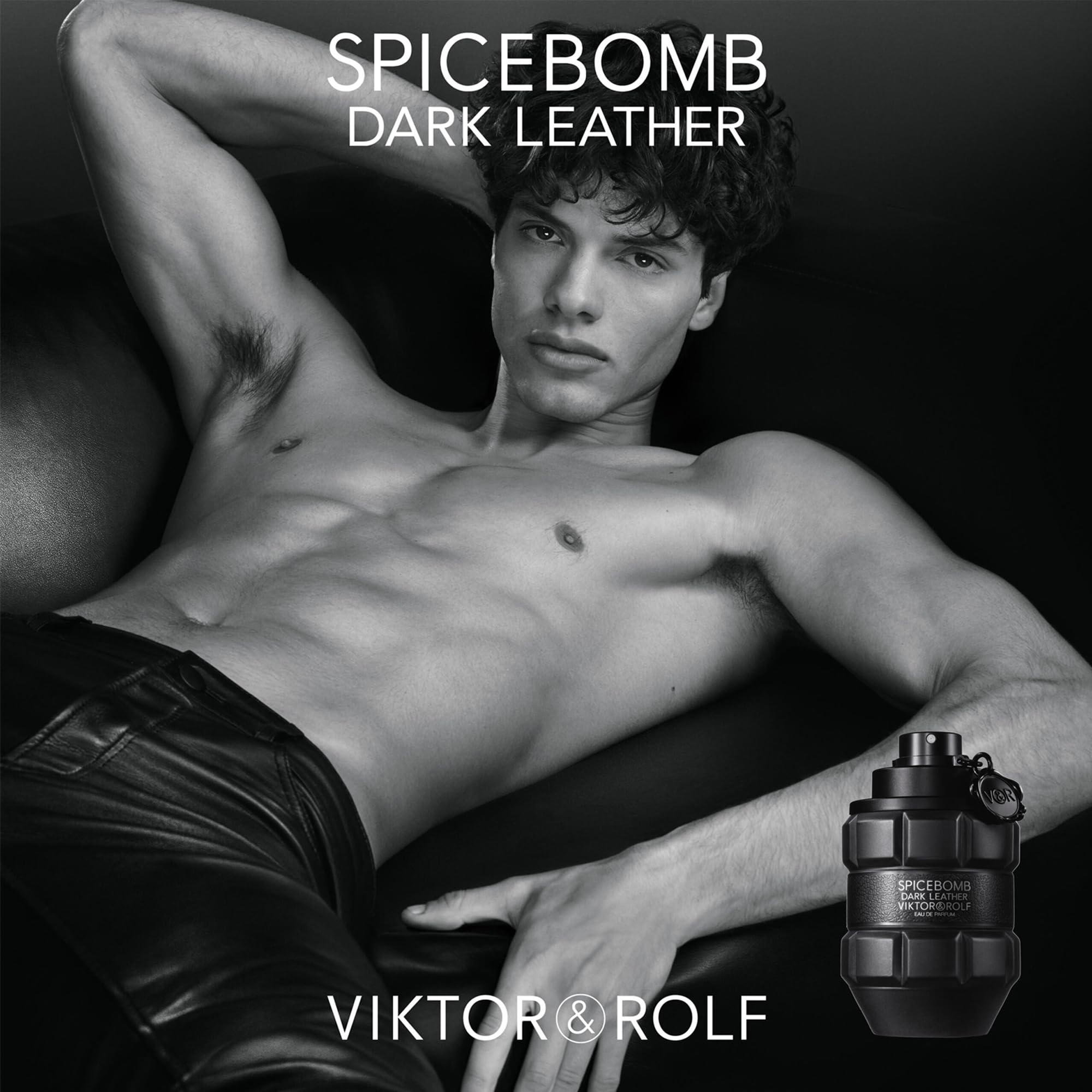 Spicebomb Dark Leather by Viktor and Rolf for Men - 3.04 oz EDP Spray