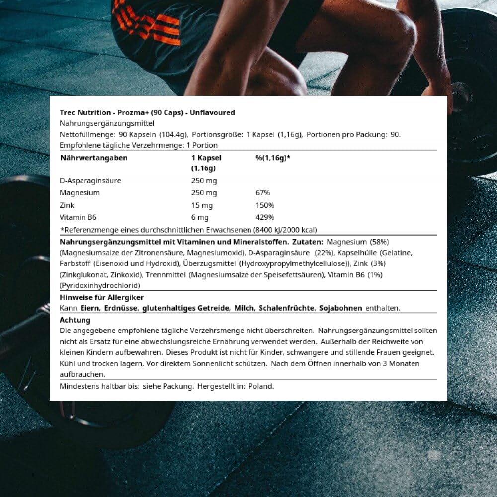 Trec Nutrition Prozma+ Men's Formula - 90 caps - Sense42 Beauty and Health