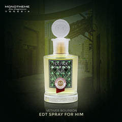 Vetiver Bourbon by Monotheme for Men - 3.4 oz EDT Spray - Sense42 Beauty and Health