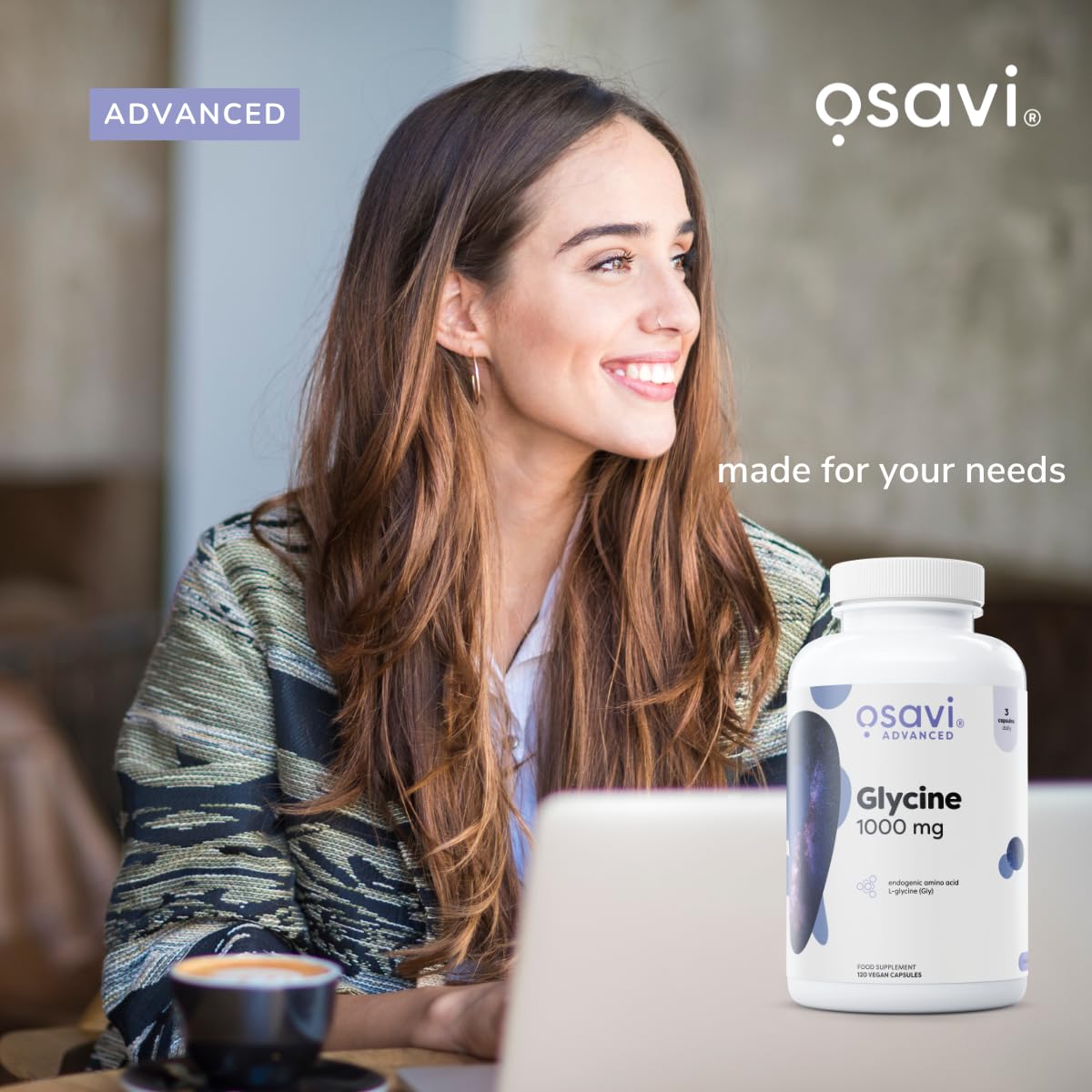 Osavi Glycine 1000mg - 120 vegan caps