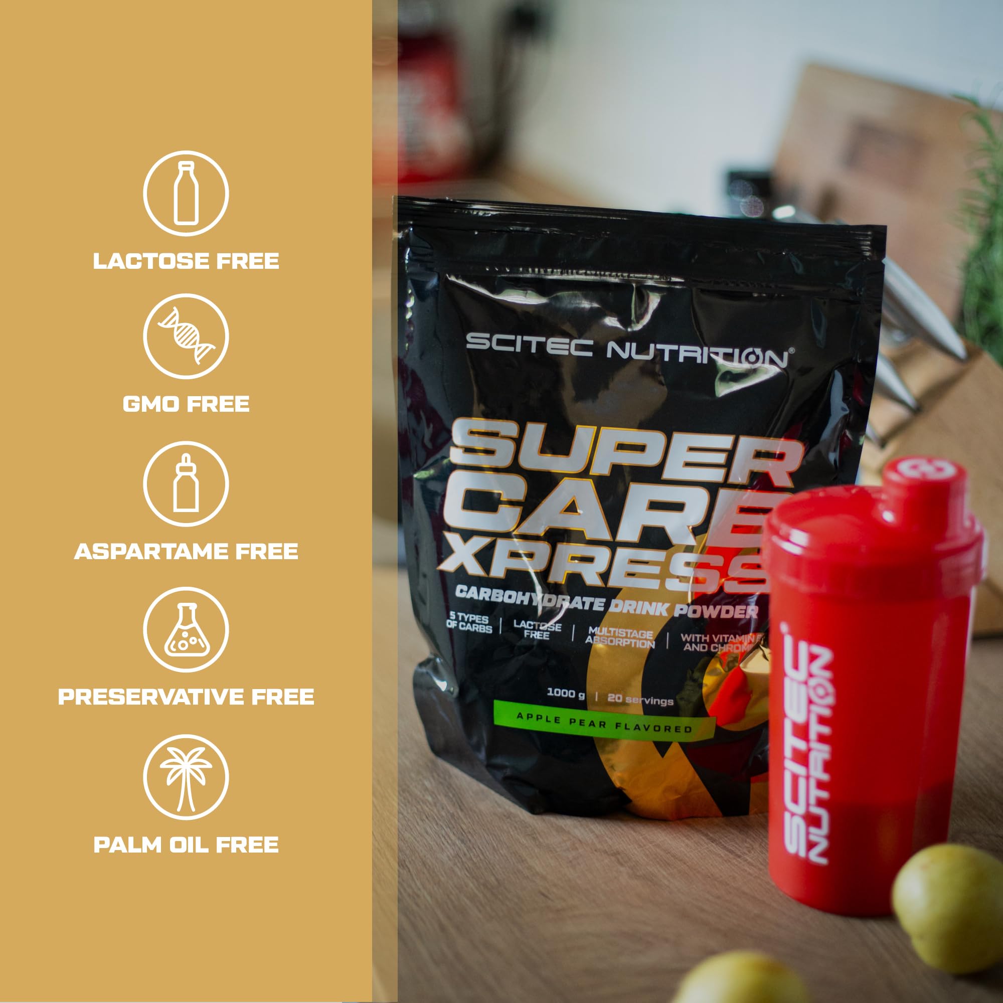 SciTec Super Carb Xpress Unflavored - 1000g - Sense42 Beauty and Health