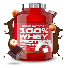 SciTec 100% Whey Protein Professional Chocolate Hazelnut - 2350g - Sense42 Beauty and Health