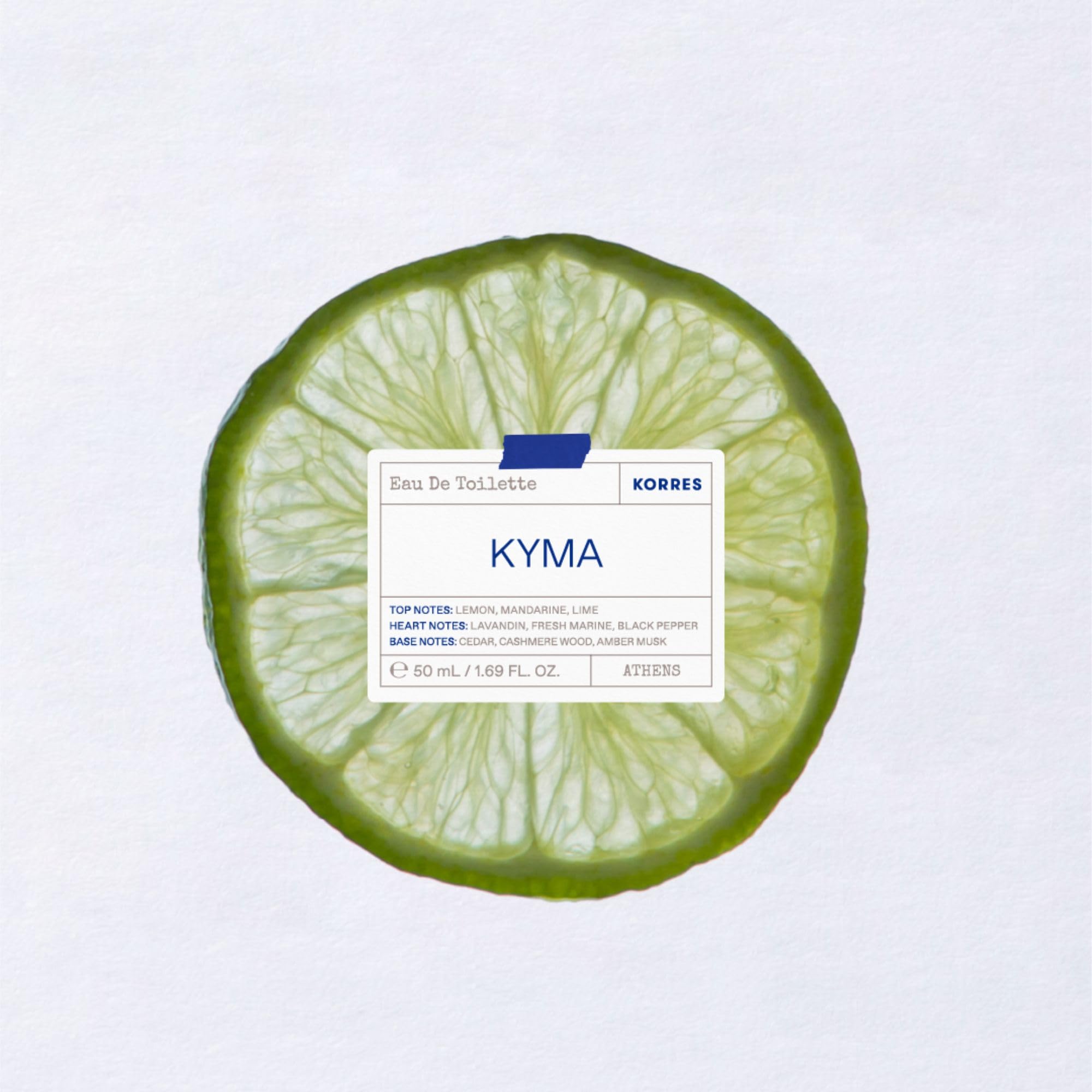 KORRES KYMA EDT for Men, Dermatologically Tested, Vegan, 50 ml