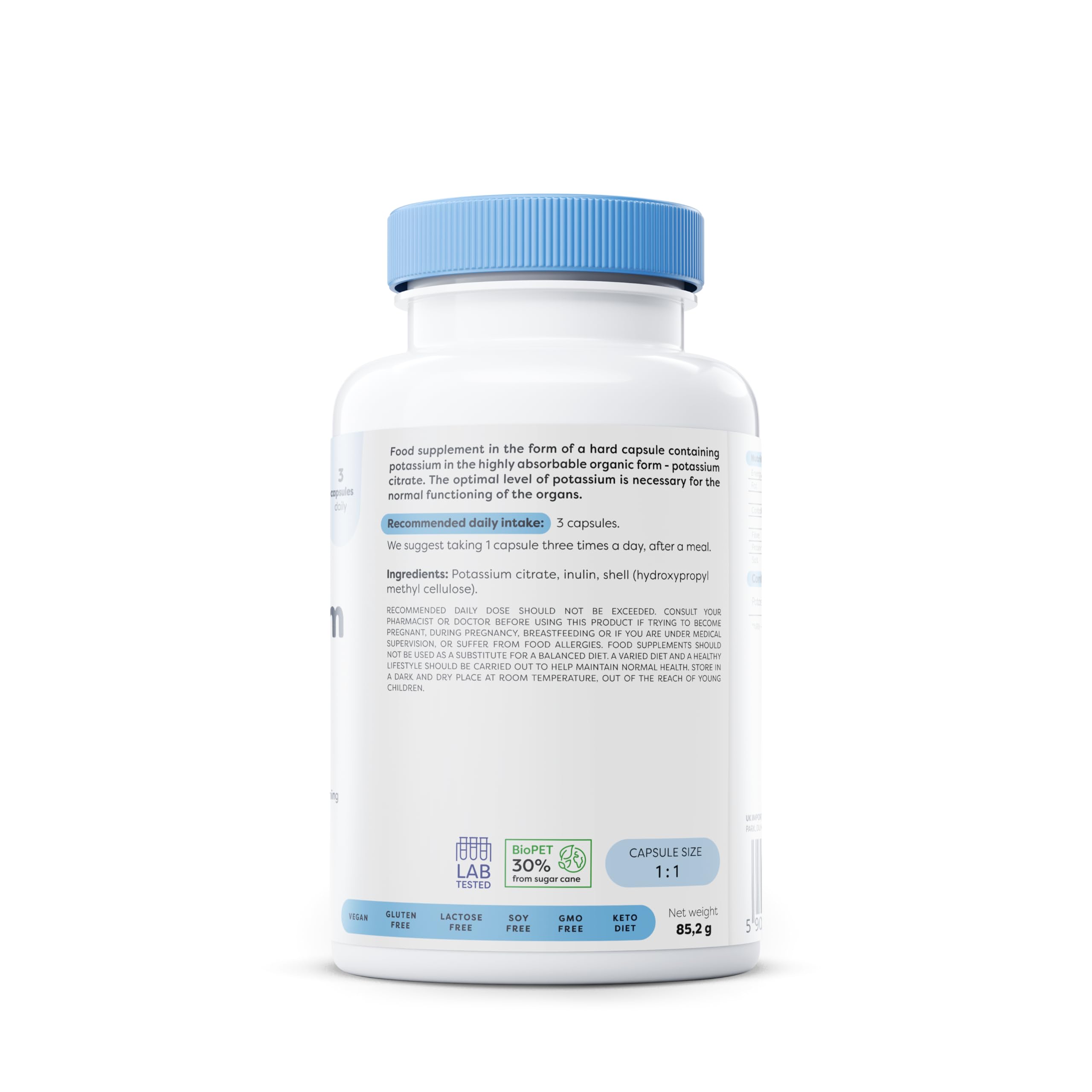 Osavi Potassium 300mg - 180 vegan caps