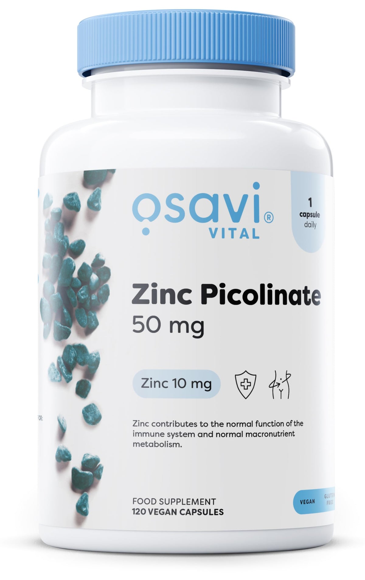 Osavi Zinc Picolinate 50mg - 120 Vegan Capsules