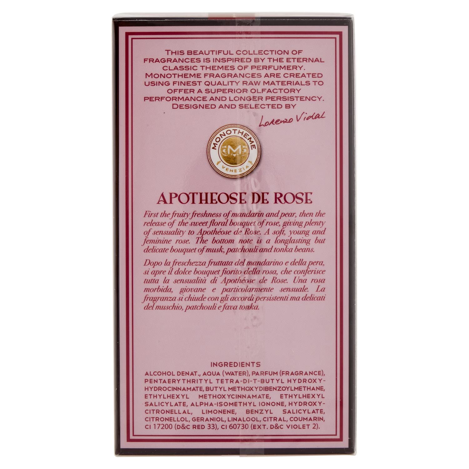 Apotheose De Rose by Monotheme for Women - 3.4 oz EDT Spray - Sense42 Beauty and Health