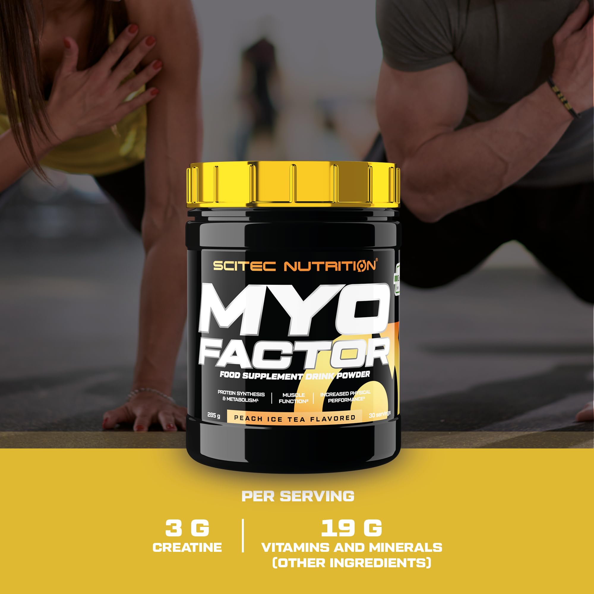 SciTec MyoFactor Peach Ice Tea - 285g - Sense42 Beauty and Health