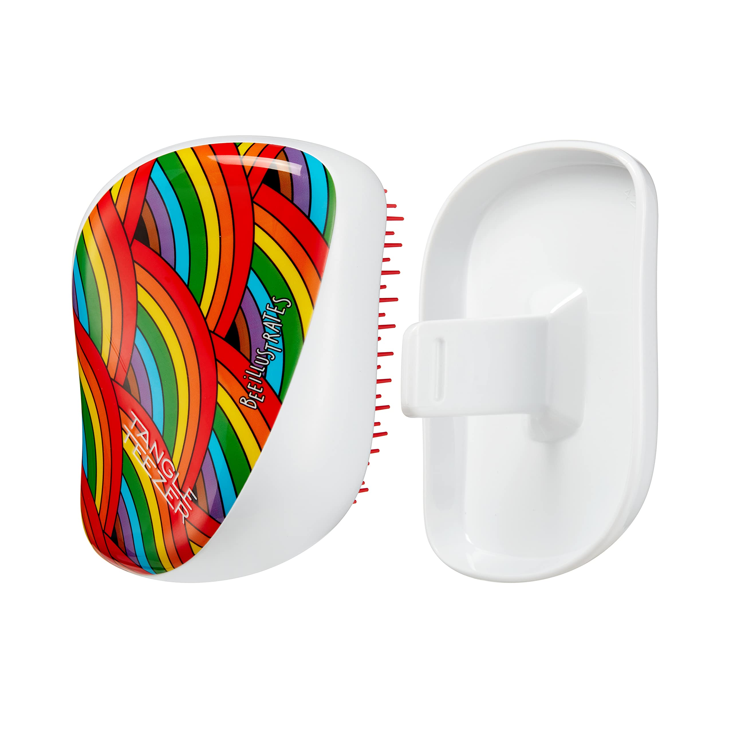 Tangle Teezer | The Compact Styler Detangling Hairbrush for Wet & Dry Hair | Perfect for Traveling & On The Go (Pride) - Sense42 Beauty and Health