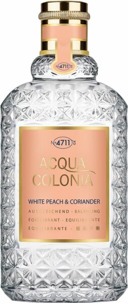 Mäurer & Wirtz 4711 Acqua Colonia White Peach & Coriander Eau de Cologne 100ml Spray