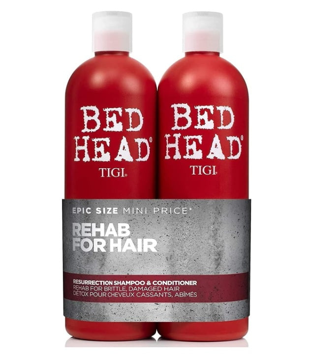 Tigi Duo Pack Bed Head Urban Antidotes Resurrection 750ml Shampoo + 750ml Conditioner