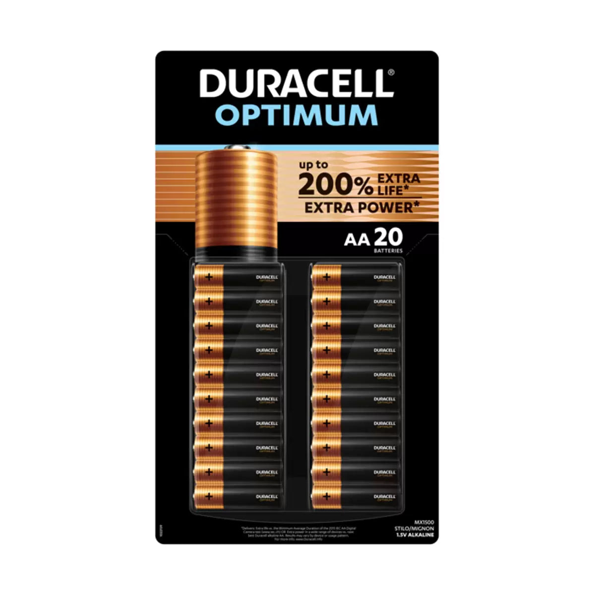 Duracell Optimum AA Batteries - 20 Pack - Sense42 Beauty and Health