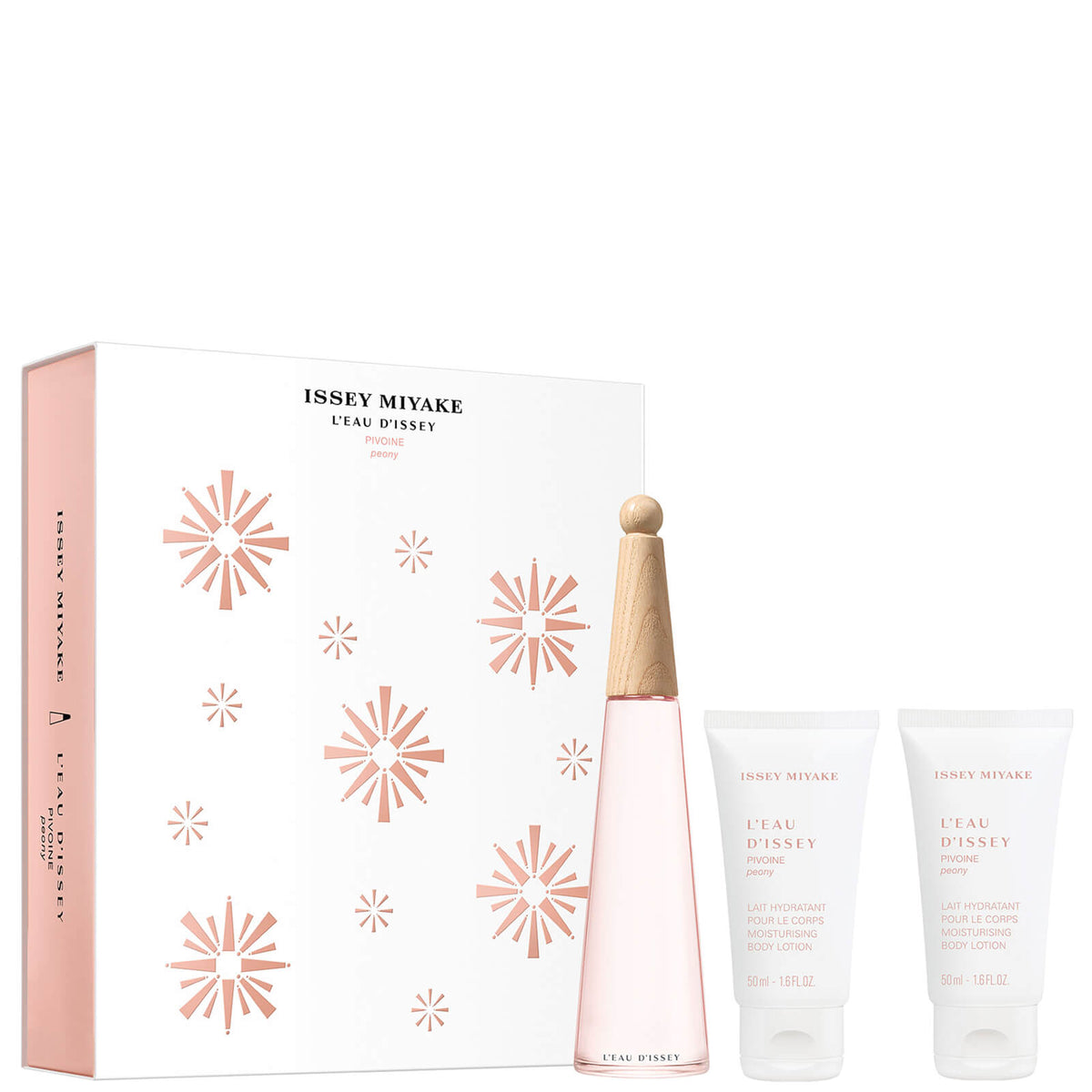 Issey Miyake L'Eau d'Issey Pivoine Gift Set 50ml EDT + 2 x 50ml Body Lotion