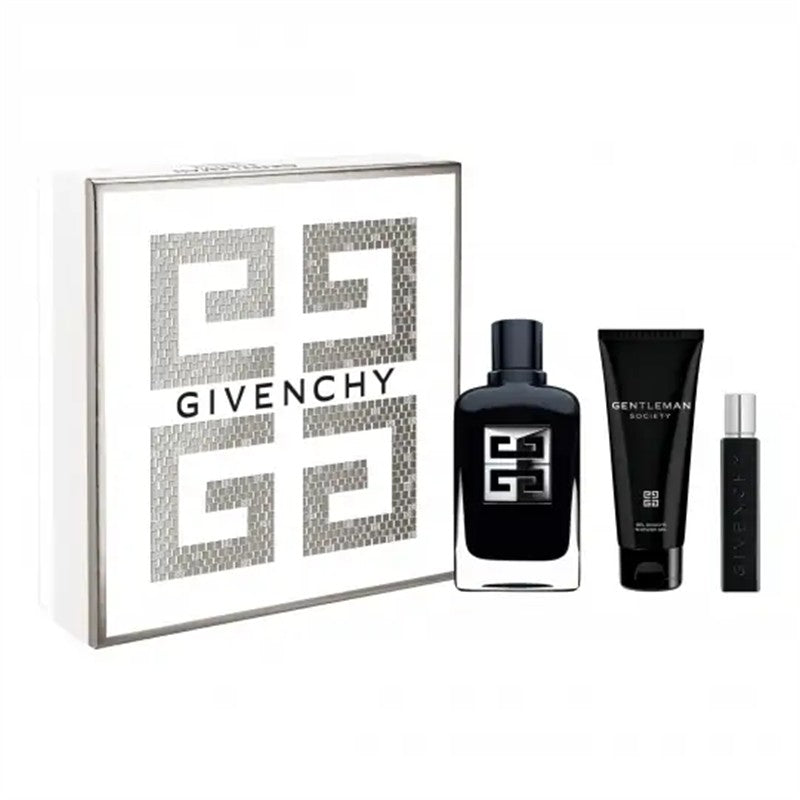 Givenchy Gentleman Society Gift Set 100ml EDP + 12.5ml EDP + 75ml Shower Gel