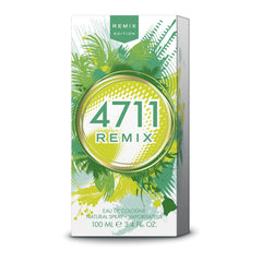 4711 REMIX Green Oasis Eau de Cologne for Women 100ml - Fresh, Invigorating Fragrance with Lush Green Notes
