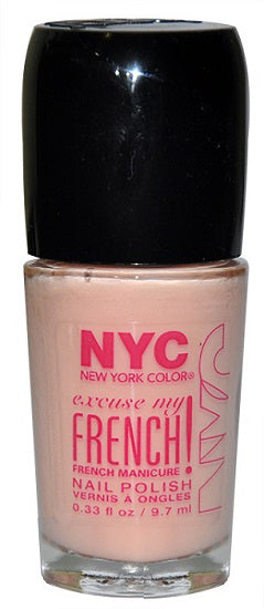 NYC New York Color Excuse My French Nail Polish 9.7ml -Strawberry Cream