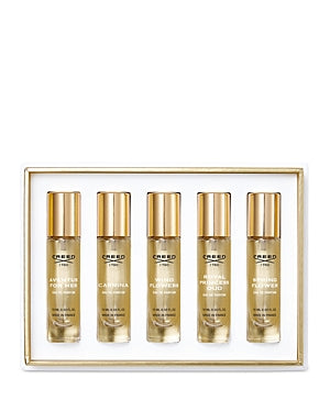 Creed Women's Gift Set 10ml Aventus for Her EDP + 10ml Wind Flowers EDP + 10ml Royal Princess Oud EDP + 10ml Spring Flower EDP + 10ml Carmina EDP