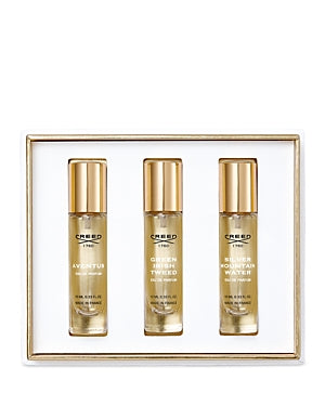Creed Men Gift Set 10ml Aventus EDP + 10ml Green Irish Tweed EDP + 10ml Silver Mountain Water EDP