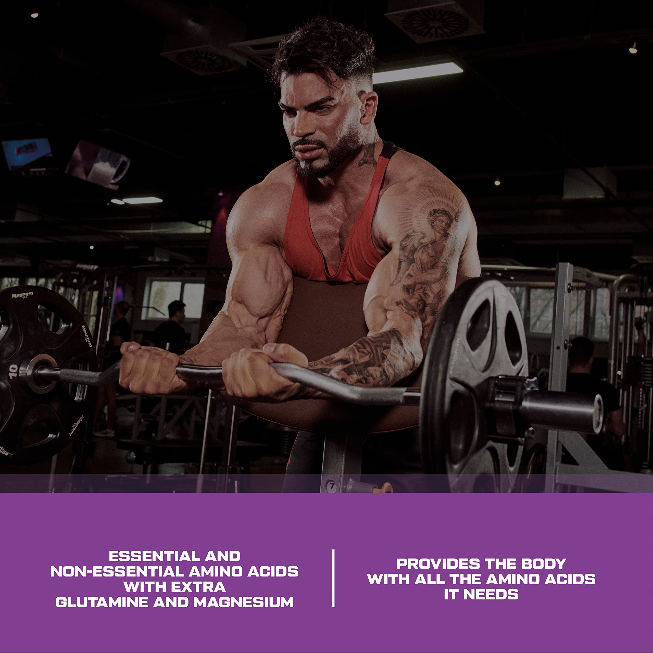 Scitec Nutrition All Aminos – Essential Amino Acids – with Magnesium – Gluten-Free, Sugar-Free – Ideal for Workouts and Recovery, 340 g, Mango - Sense42 Beauty and Health