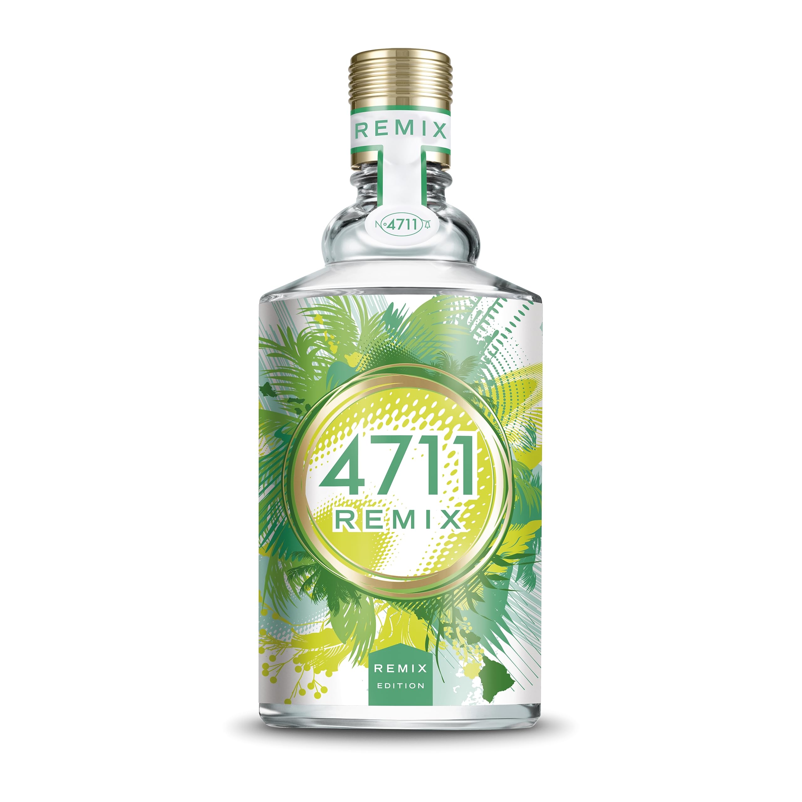 4711 REMIX Green Oasis Eau de Cologne for Women 100ml - Fresh, Invigorating Fragrance with Lush Green Notes