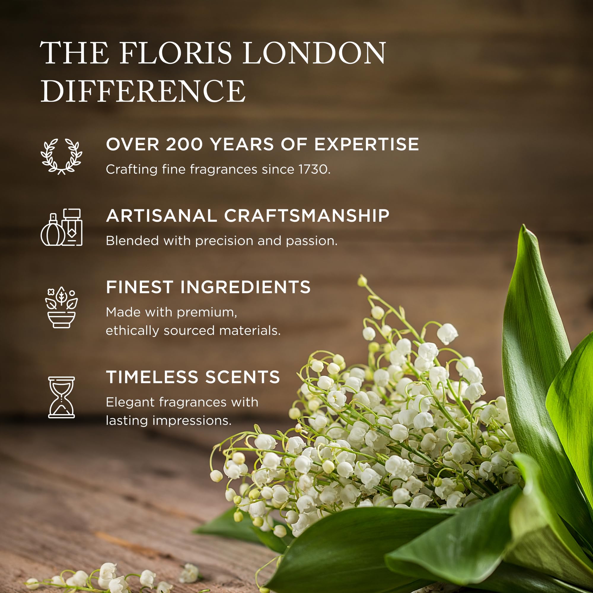 Floris London Lily Eau de Toilette (100 ml) | Enchanting & Uplifting Floral Fragrance | Delicately Enhanced with Egyptian Jasmine & Bulgarian Rose | Perfect for Everyday Wear | Fresh & Feminine Scent
