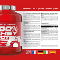 Scitec Nutrition 100% Whey Professional Protein Powder - 2350g, Strawberry