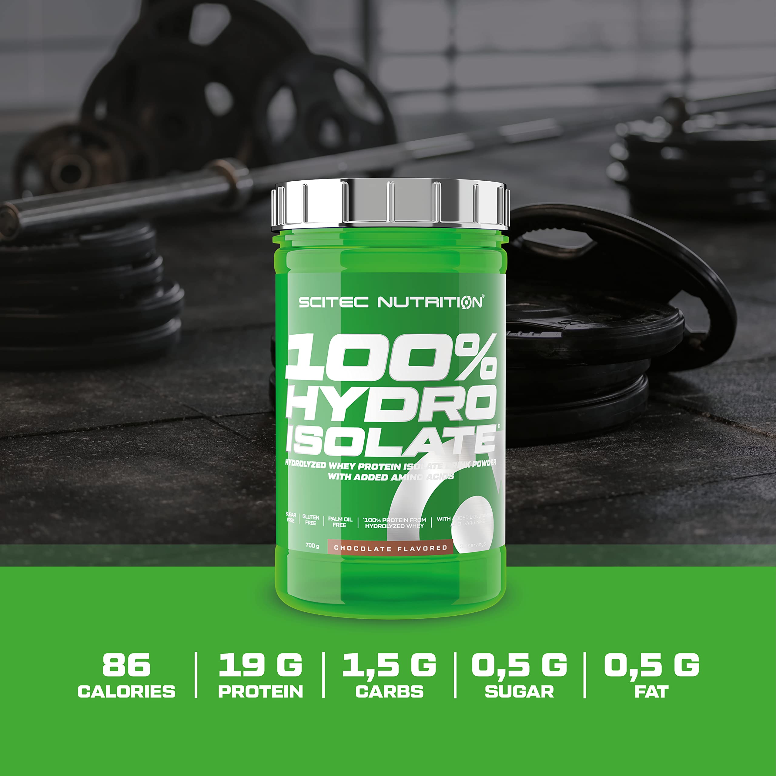 Scitec Nutrition 100% Hydro Isolate – Hydrolyzed Isolate with Glutamine & Arginine – Sugar-Free, Gluten-Free – Post-Workout Recovery, 700 g, Vanilla - Sense42 Beauty and Health