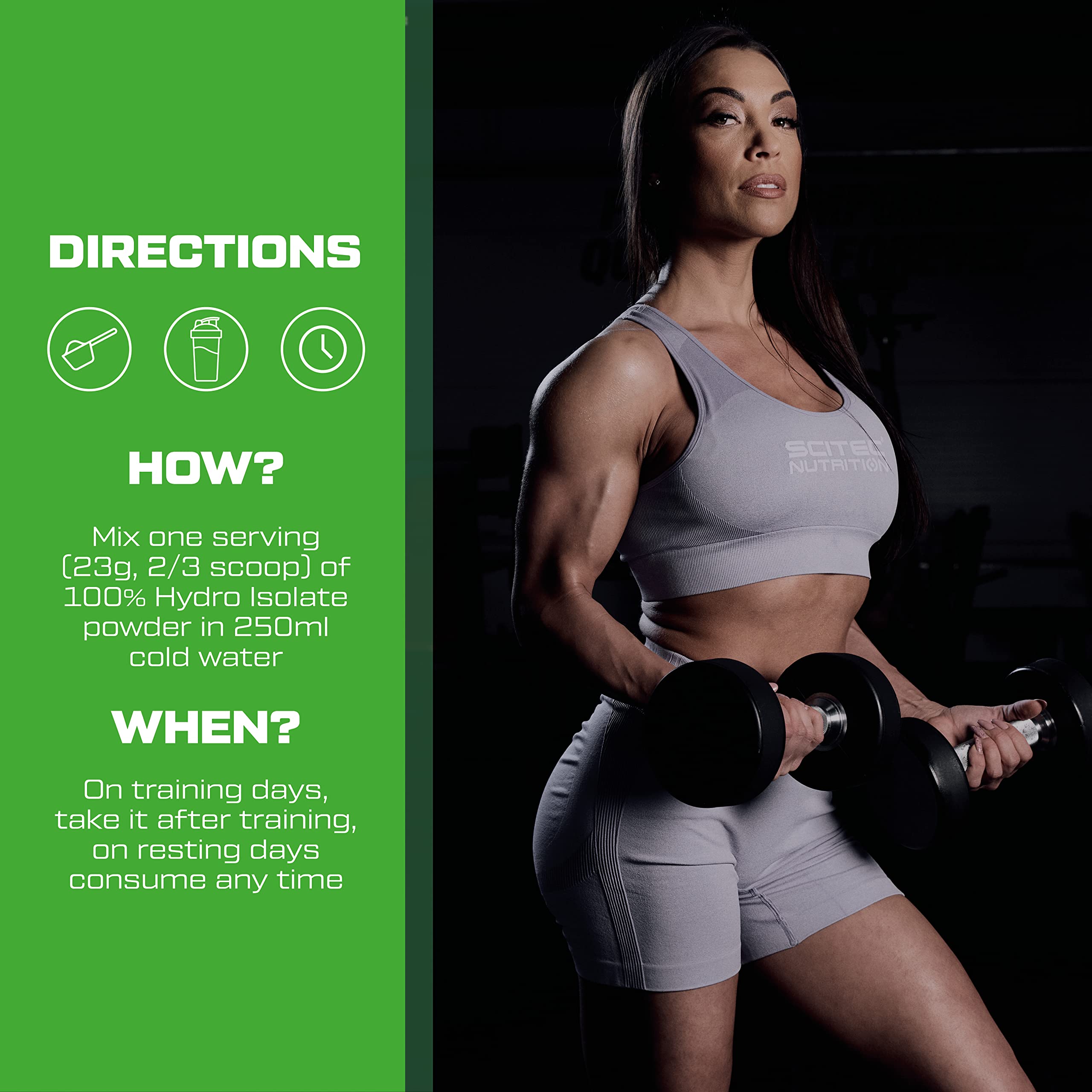 Scitec Nutrition 100% Hydro Isolate – Hydrolyzed Isolate with Glutamine & Arginine – Sugar-Free, Gluten-Free – Post-Workout Recovery, 2000 g, Vanilla - Sense42 Beauty and Health