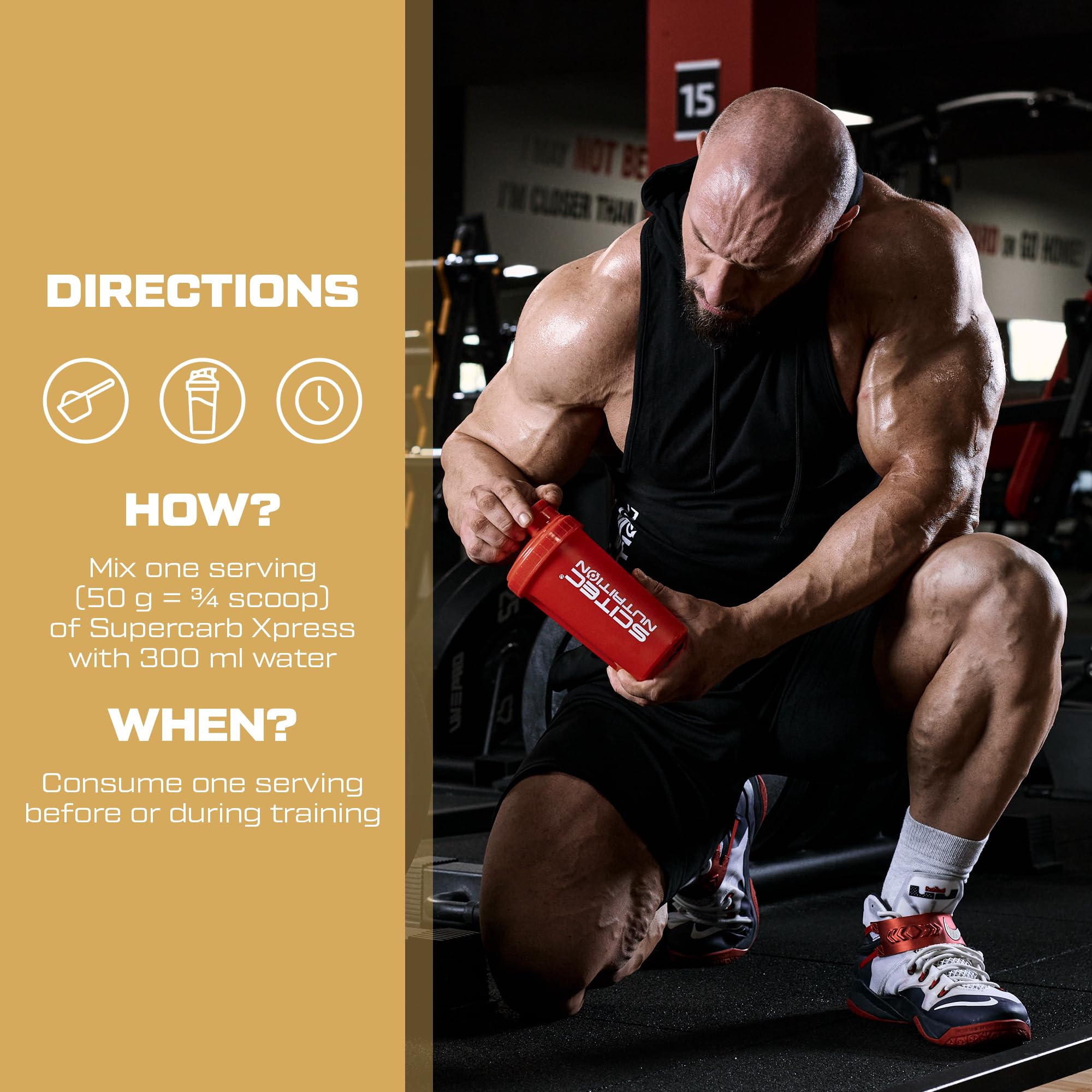 SciTec Super Carb Xpress Unflavored - 1000g - Sense42 Beauty and Health