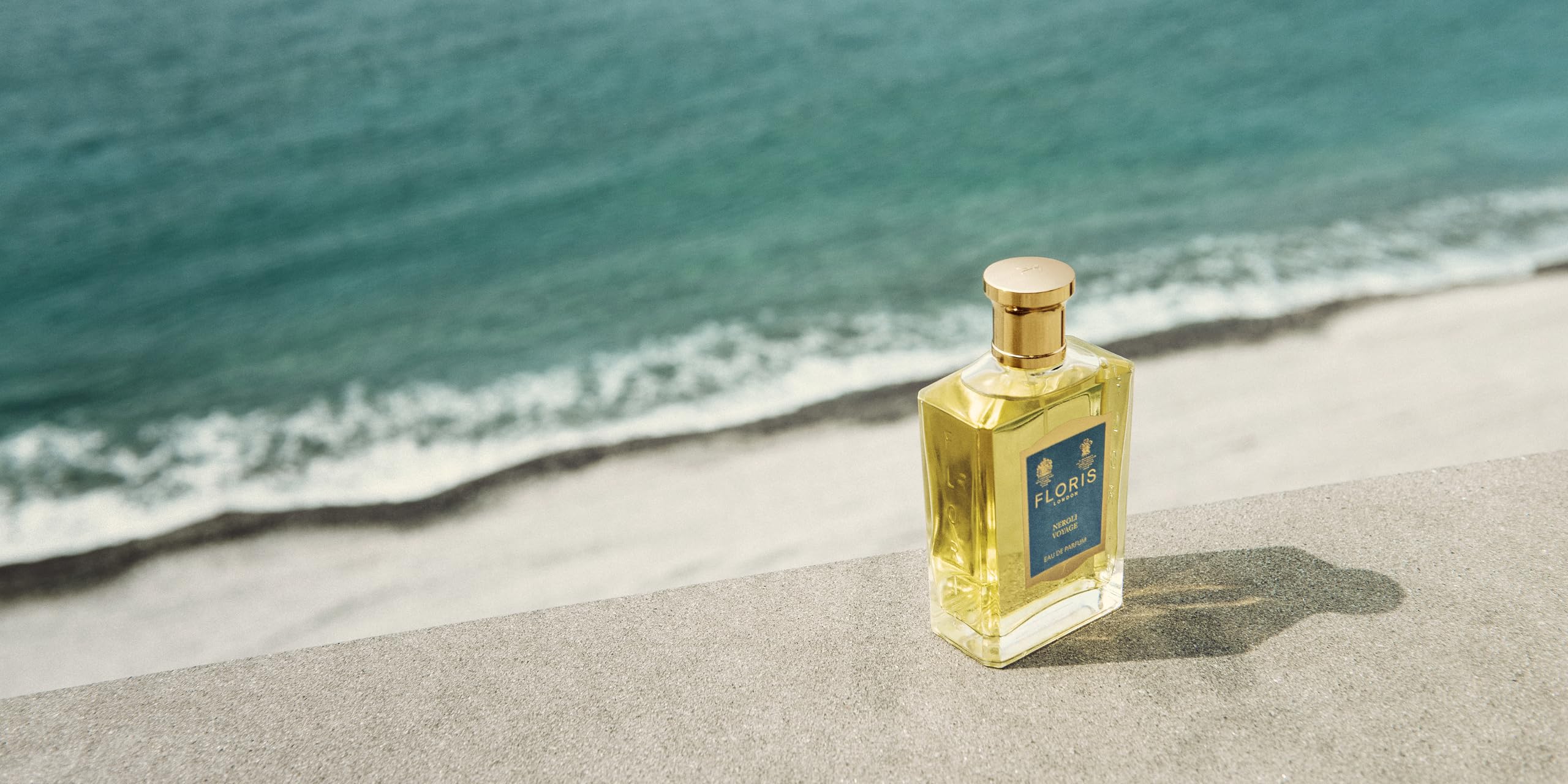 Floris London Neroli Voyage Eau de Parfum (100ml) - Vibrant & Uplifting Fragrance | Enhanced with Fennel Seed, Amber & Neroli | Perfect for Daytime Wear for Men & Women | Luxury Citrus & Marine Scent