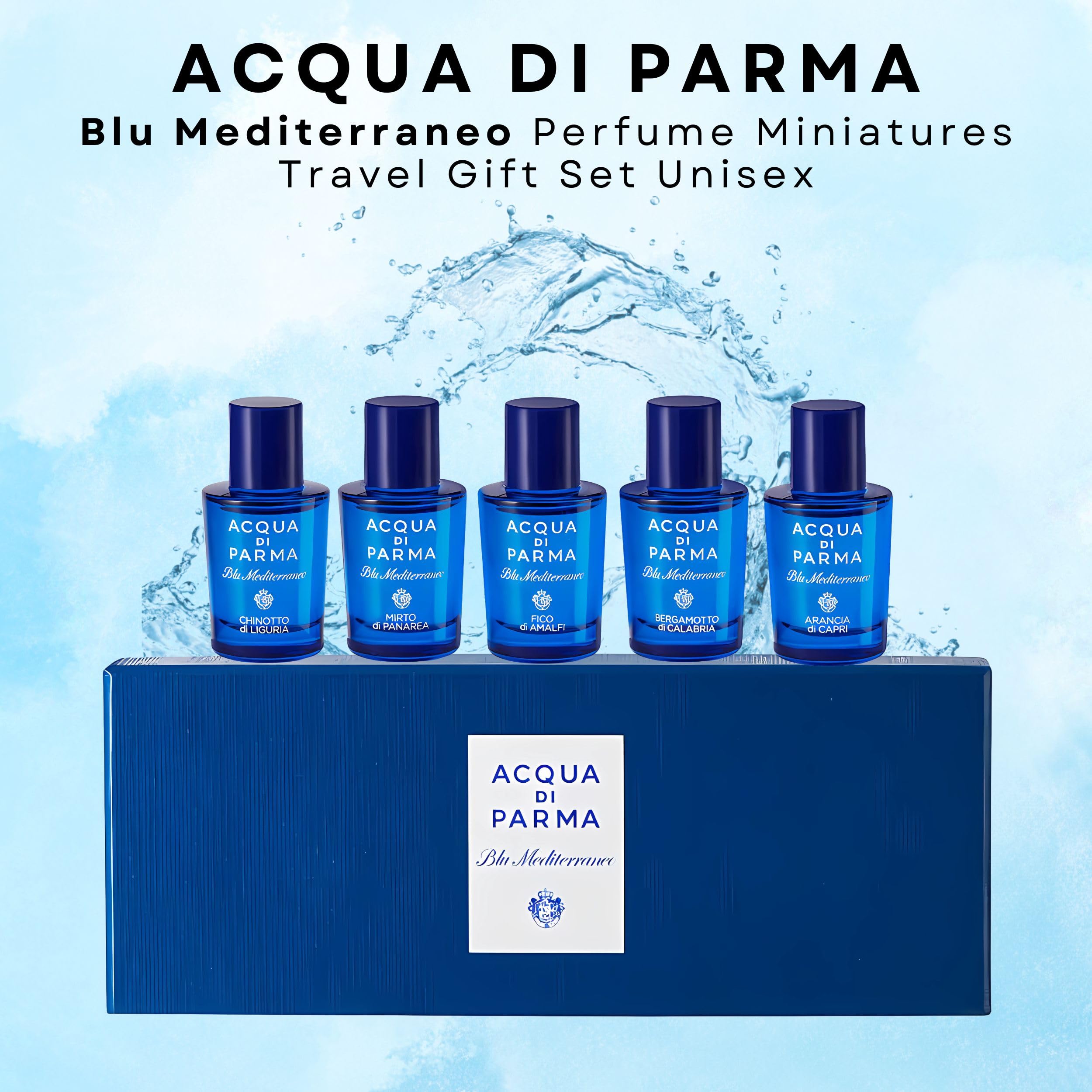 Acqua Di Parma Blu Mediterraneo eau de toilette 5 x 5 ml - Sense42 Beauty and Health