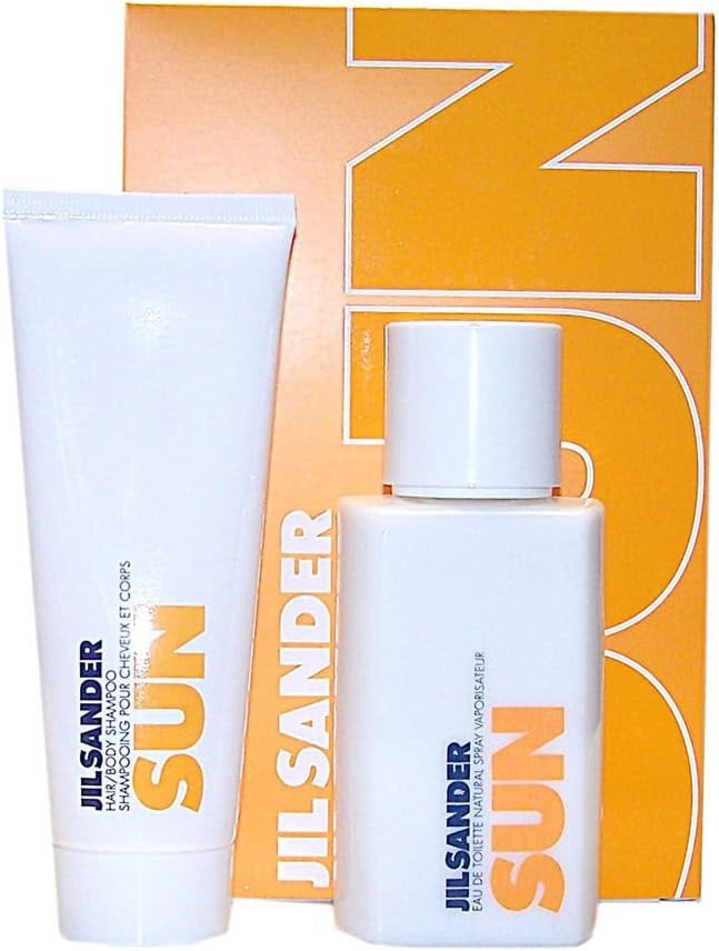 Jil Sander Sun Gift Set 75ml EDT + 75ml Hair & Body Shampoo