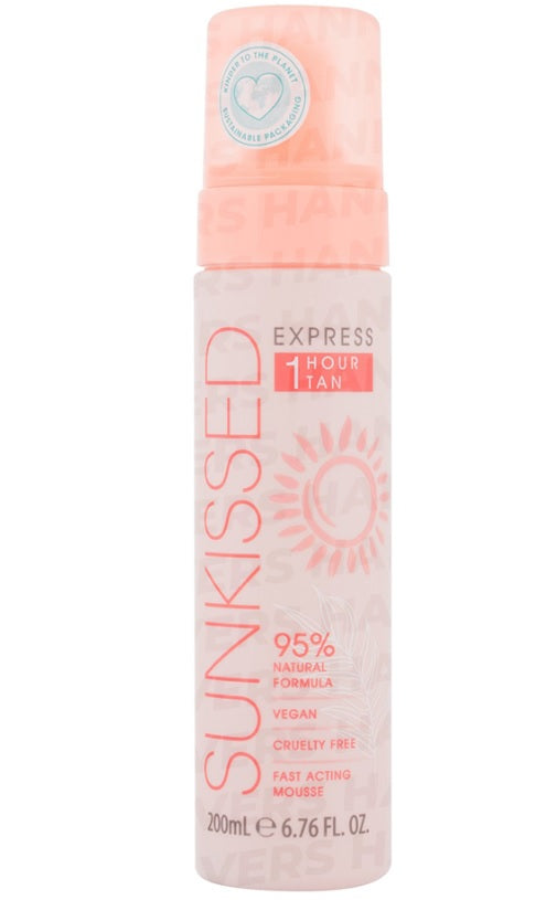 Sunkissed 95 Percent Natural Express 1 Hour Tan Mousse 200ml