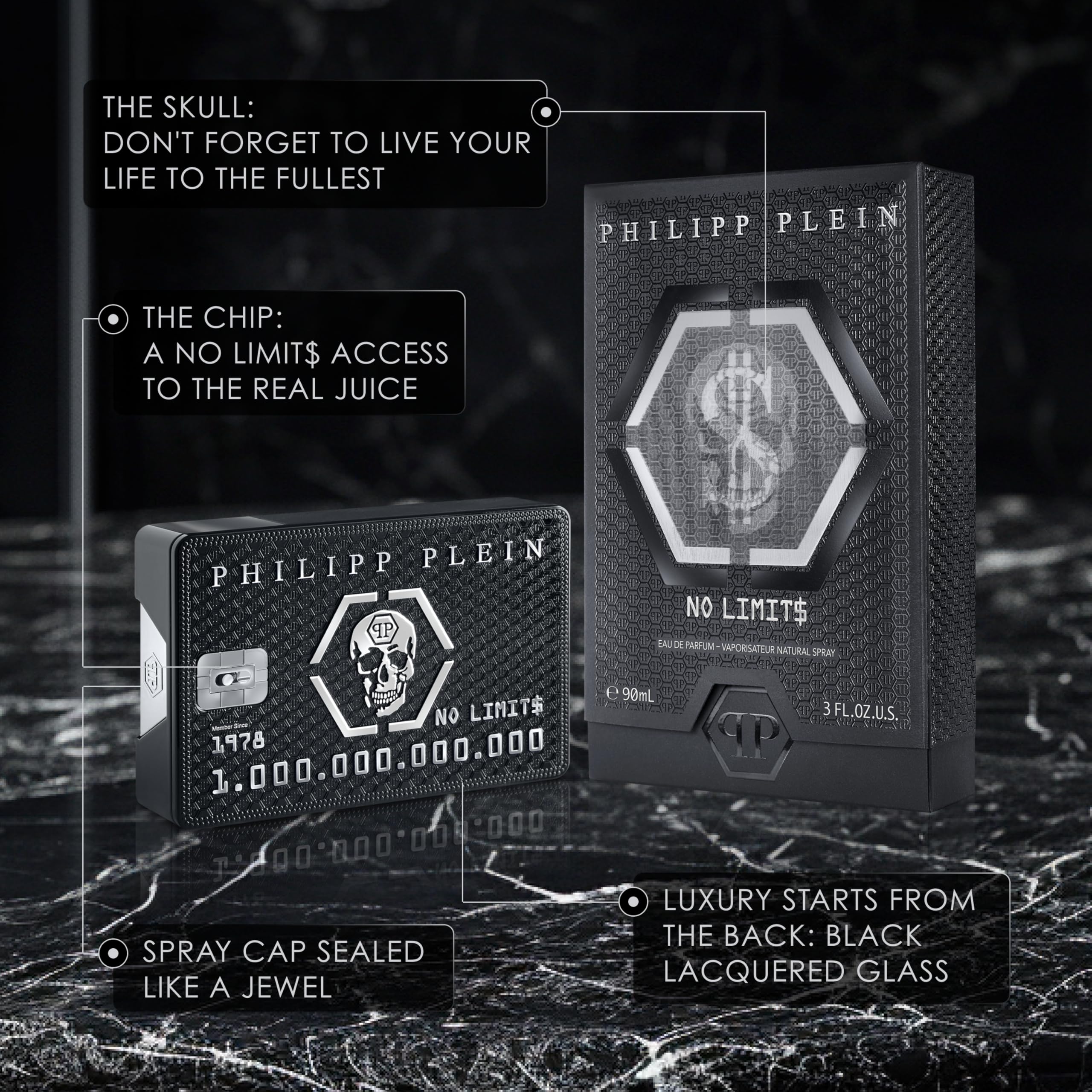 No Limits by Philipp Plein for Men - 1.7 oz EDP Spray