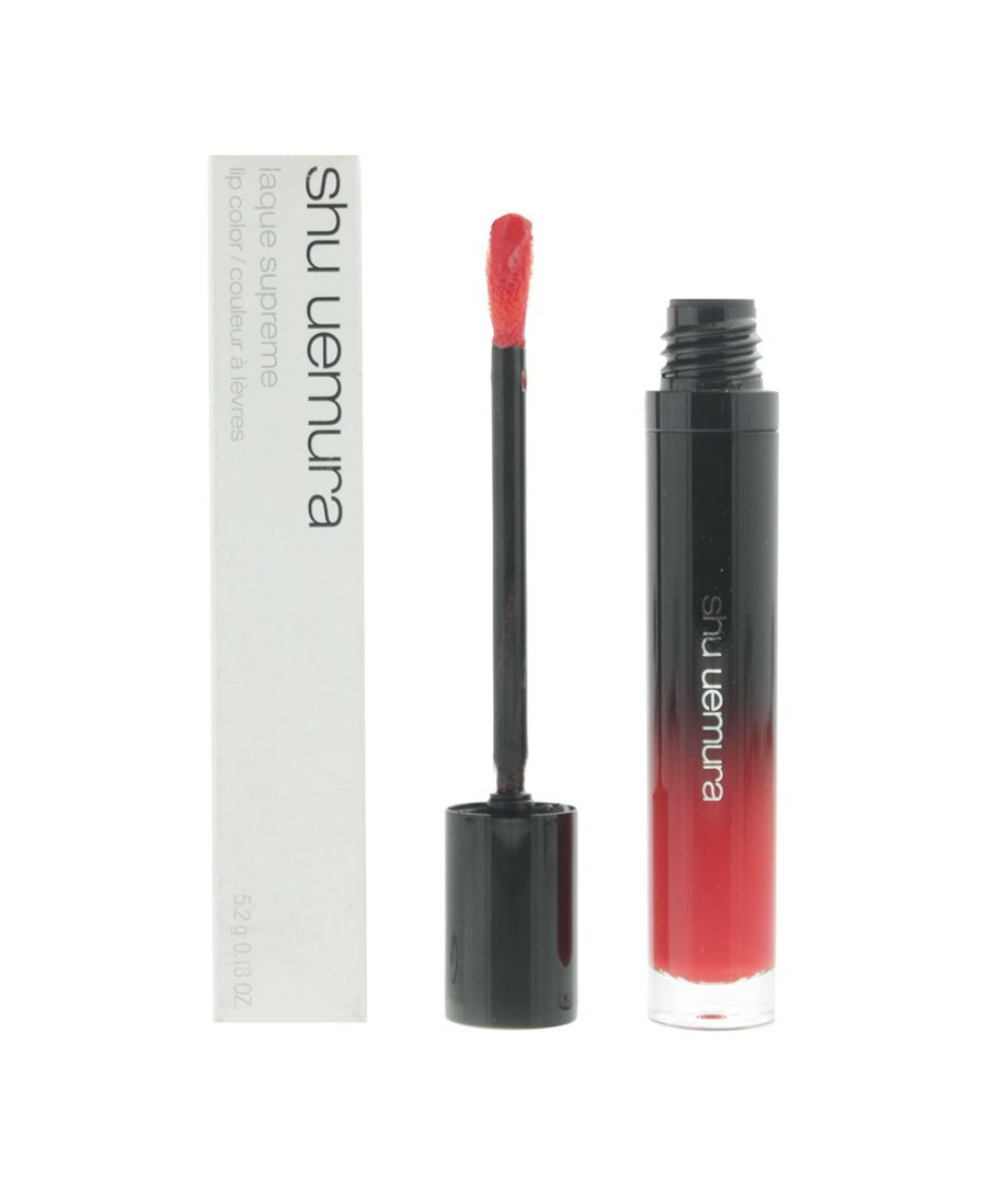 Shu Uemura Laque Supreme Lip Color 5.2g - OR01 Ruby Orange