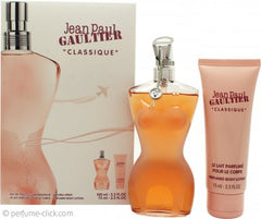 Jean Paul Gaultier Classique Gift Set 3.4oz (100ml) EDT + 2.5oz (75ml) Body Lotion