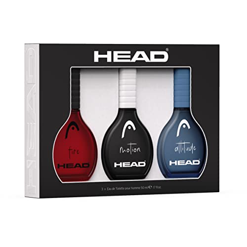 Head Men 3 Piece Gift Set: Attitude EDT 50ml - Fire EDT 50ml - Motion EDT 50ml