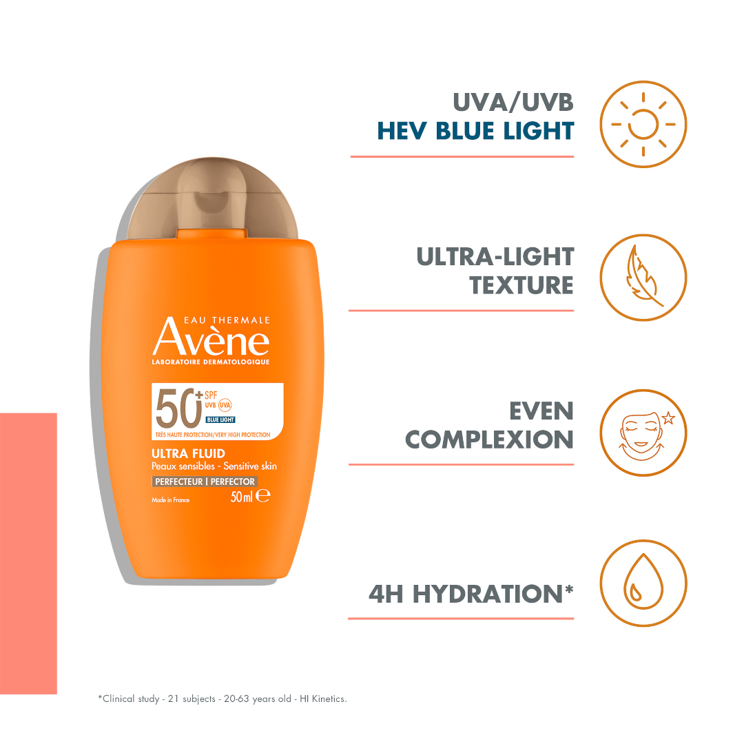 Avene Sun Ultra Fluid Perfector Tinted SPF50+