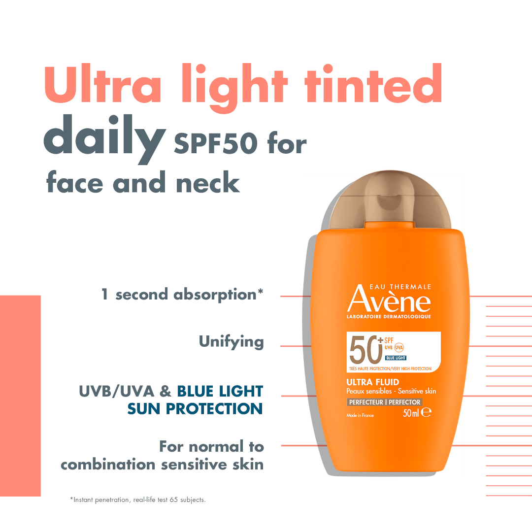 Avene Sun Ultra Fluid Perfector Tinted SPF50+