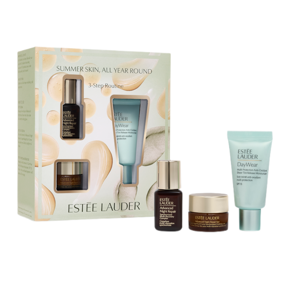 Estee Lauder Summer Skin, All Year Round DayWear 3 Step Routine Set - Sense42 Beauty and Health