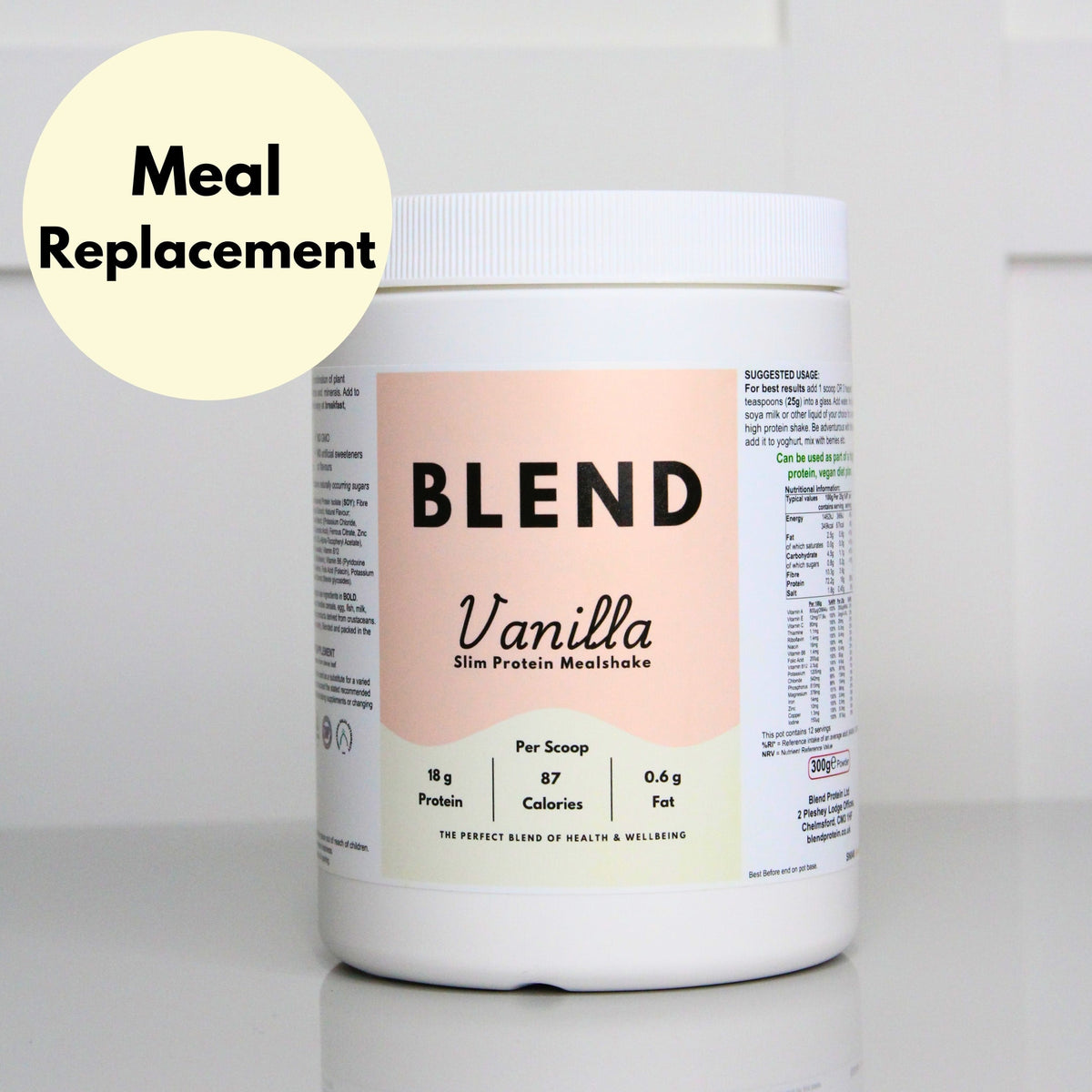 Slim Protein Mealshake - Vanilla Flavour
