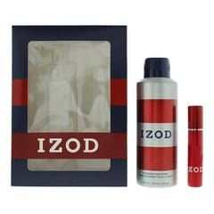 Izod Red Gift Set 15ml EDT + 200ml Body Spray