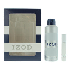 Izod White Gift Set 15ml EDT + 200ml Body Spray