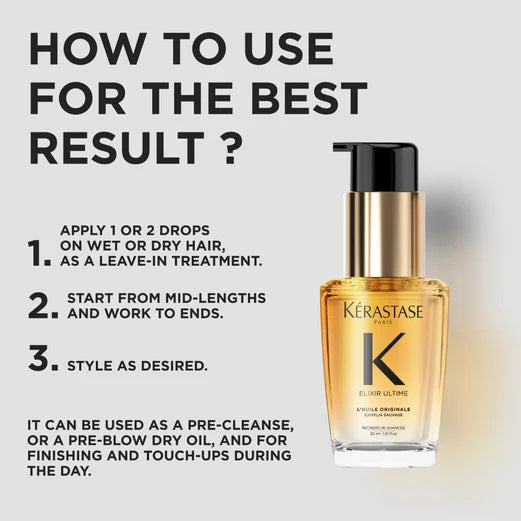 Kérastase Elixir Ultime L'Huile Originale Hair Oil 30ml