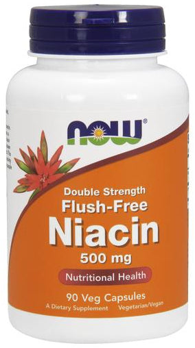 Niacin Flush-Free, 500mg (Double Strength) - 90 vcaps - Sense42 Beauty and Health