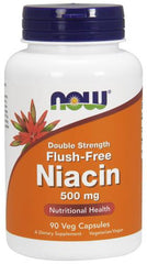 Niacin Flush-Free, 500mg (Double Strength) - 90 vcaps - Sense42 Beauty and Health